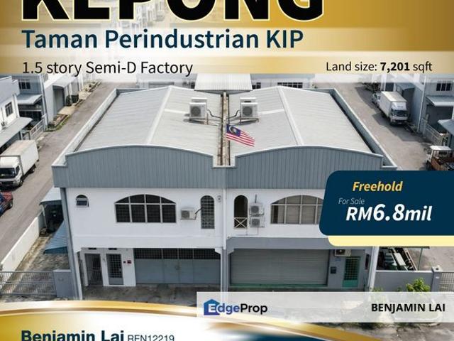 Warehouse for sale in Selayang, Selangor
