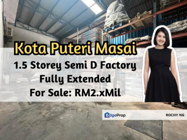 Warehouse for sale in Plentong, Johor