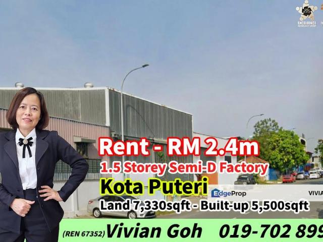 Warehouse for rent in Plentong, Johor