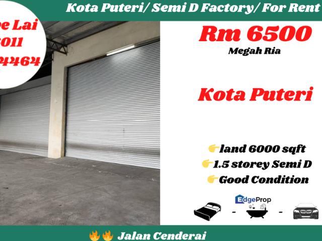 Warehouse for rent in Plentong, Johor