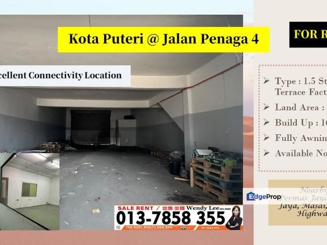 Warehouse for rent in Plentong, Johor