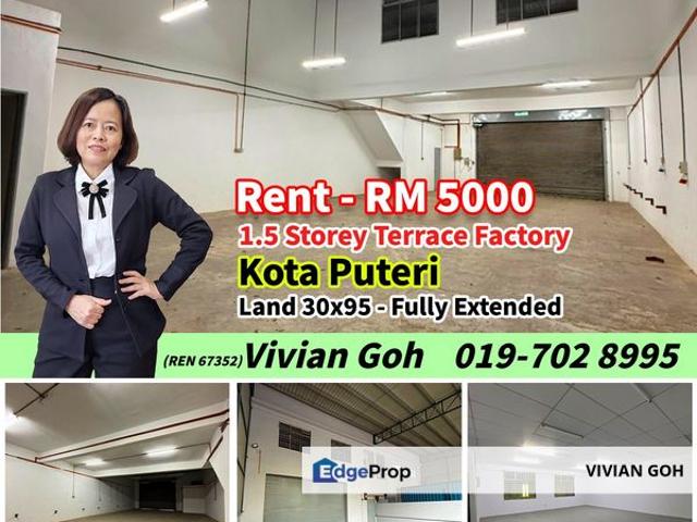Warehouse for rent in Plentong, Johor