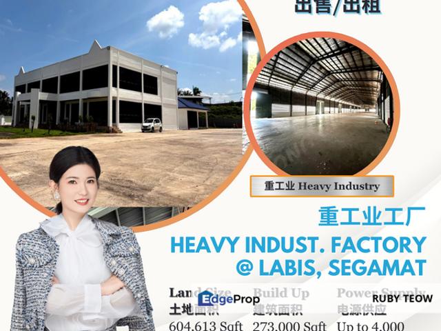 Warehouse for sale in Segamat, Johor