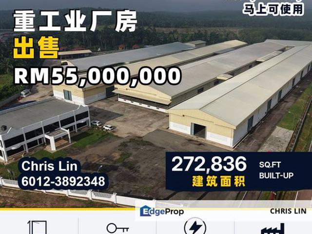 Warehouse for sale in Segamat, Johor