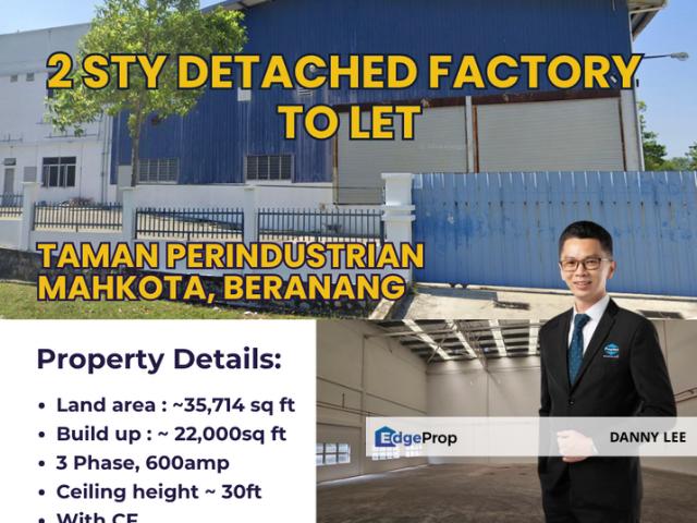 Warehouse for rent in Kajang, Langat