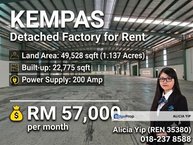 Warehouse for rent in Bukit Ledang, Johor