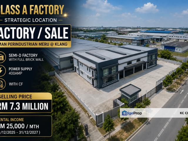 Warehouse for sale in Port Klang, Selangor