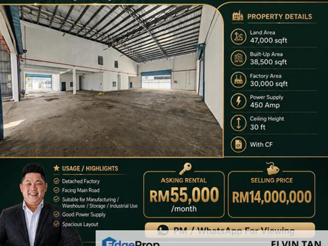 Warehouse for sale in Port Klang, Selangor
