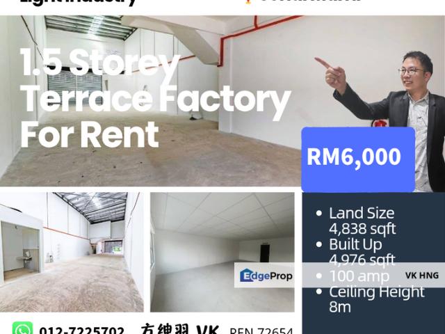 Warehouse for rent in Kulai, Johor
