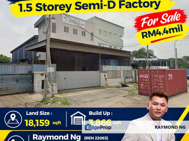 Warehouse for sale in Port Klang, Selangor