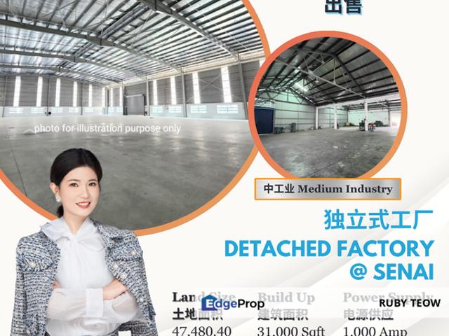 Warehouse for sale in Kulai, Johor