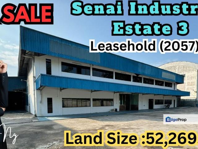 Warehouse for sale in Kulai, Johor
