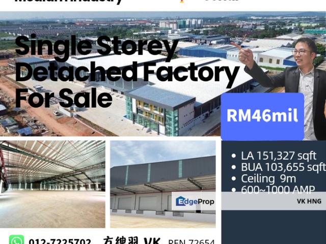 Warehouse for sale in Kulai, Johor