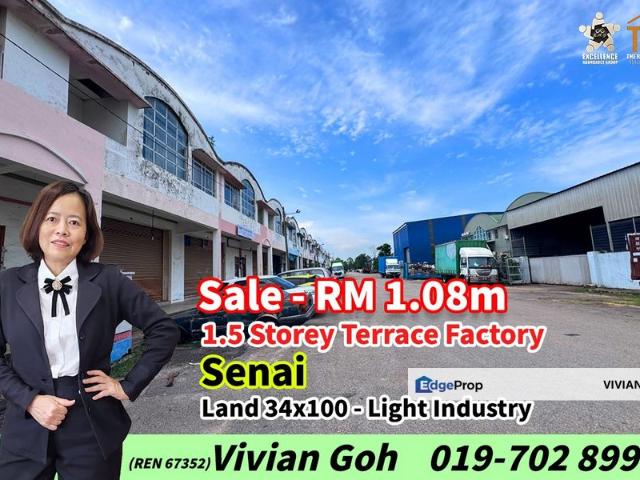 Warehouse for sale in Kulai, Johor