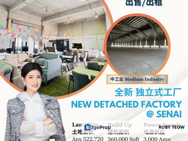 Warehouse for rent in Kulai, Johor