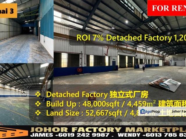 Warehouse for sale in Kulai, Johor
