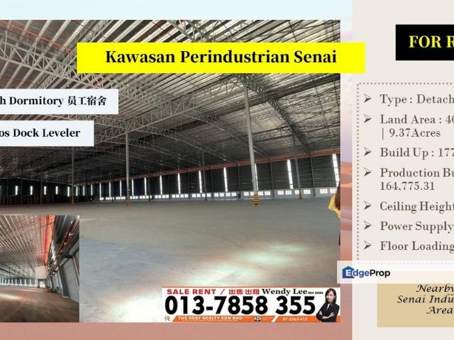 Warehouse for rent in Kulai, Johor