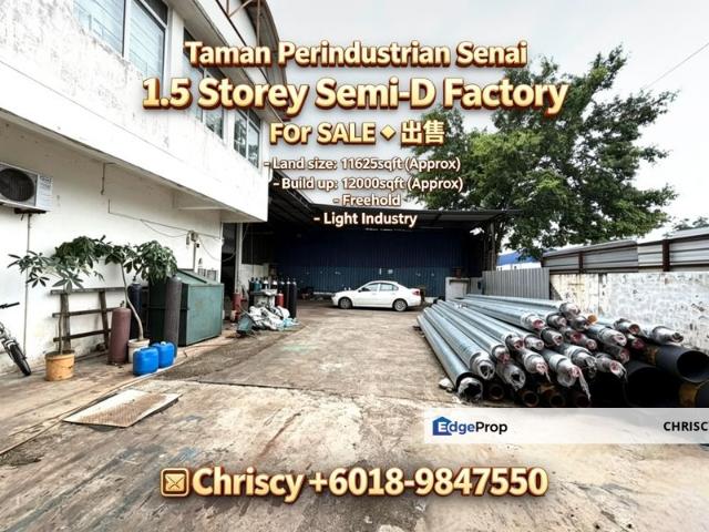 Warehouse for sale in Kulai, Johor