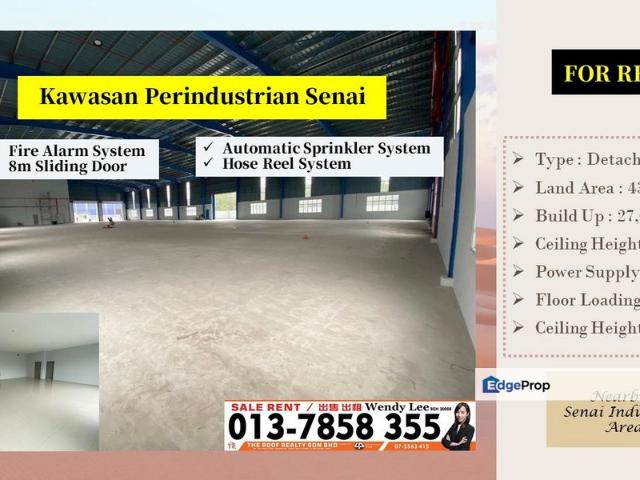 Warehouse for rent in Kulai, Johor