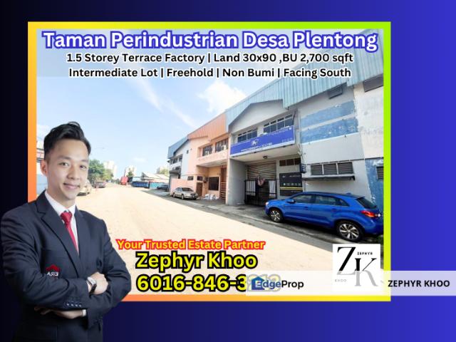 Warehouse for sale in Plentong, Johor