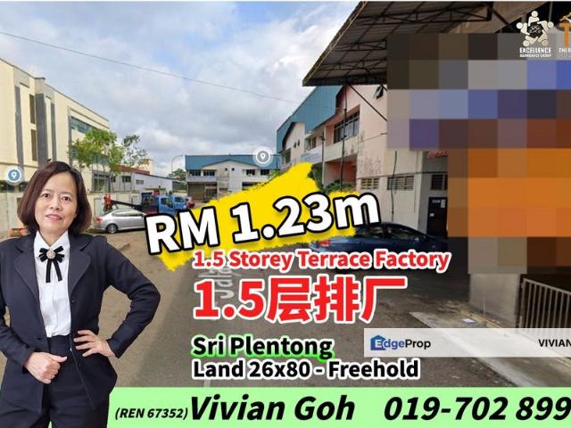 Warehouse for sale in Plentong, Johor