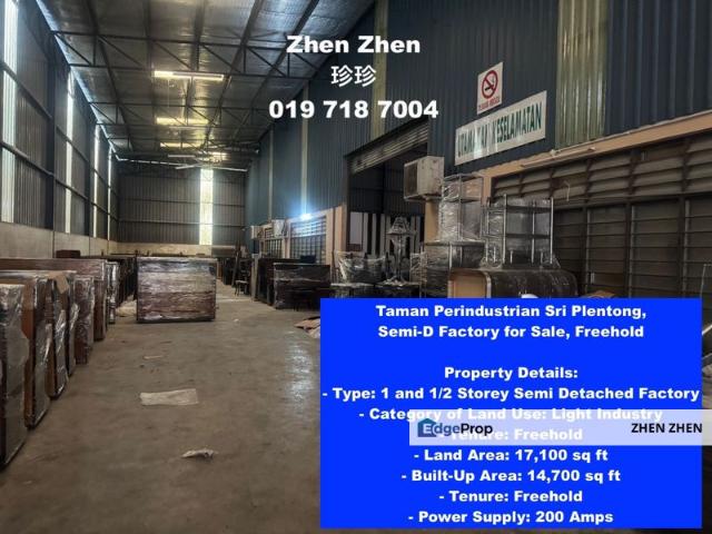 Warehouse for sale in Johore Bahru, Johor