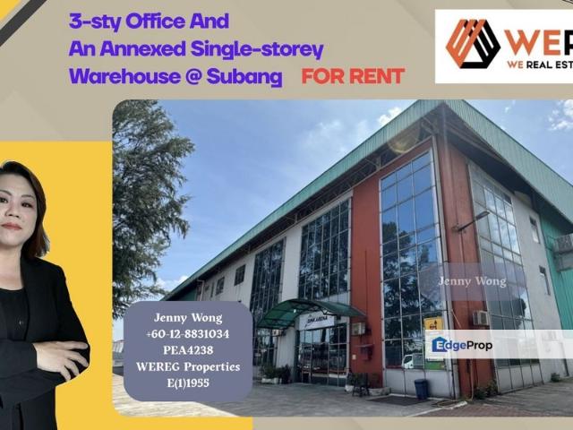 Warehouse for rent in Petaling, Alam Impian