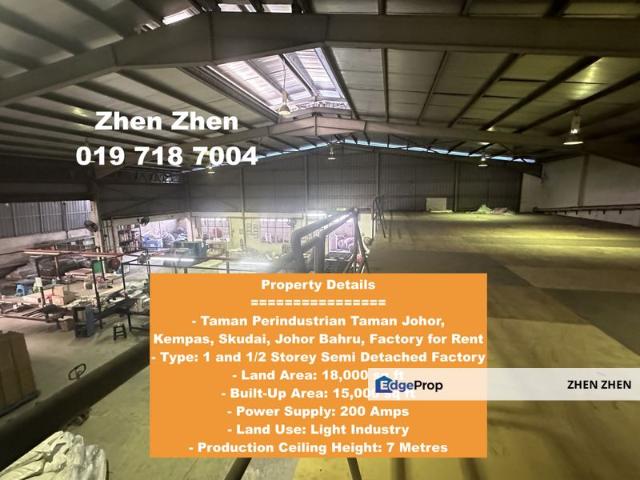 Warehouse for rent in Bukit Ledang, Johor