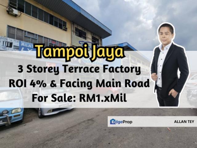 Warehouse for sale in Kawasan Perindustrian Tampoi Jaya, Tebrau