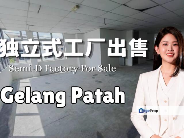 Warehouse for sale in Kediaman Kakitangan Daerah JKR Johor Bahru, Iskandar Puteri