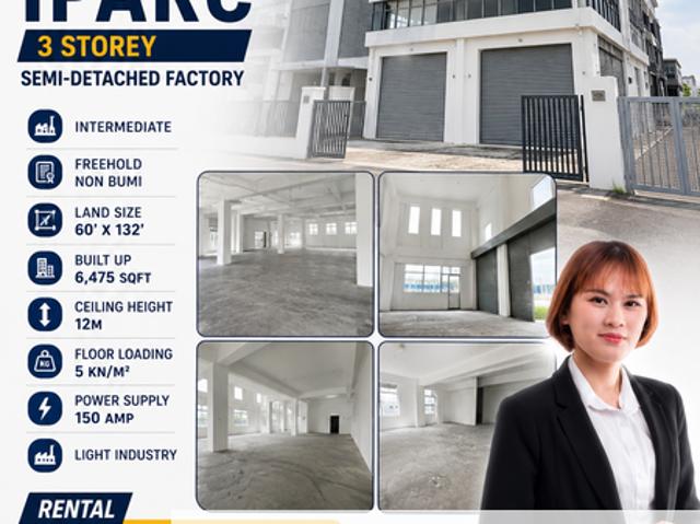 Warehouse for rent in Bukit Ledang, Johor