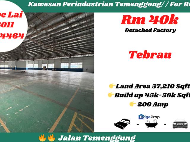 Warehouse for rent in Johore Bahru, Johor