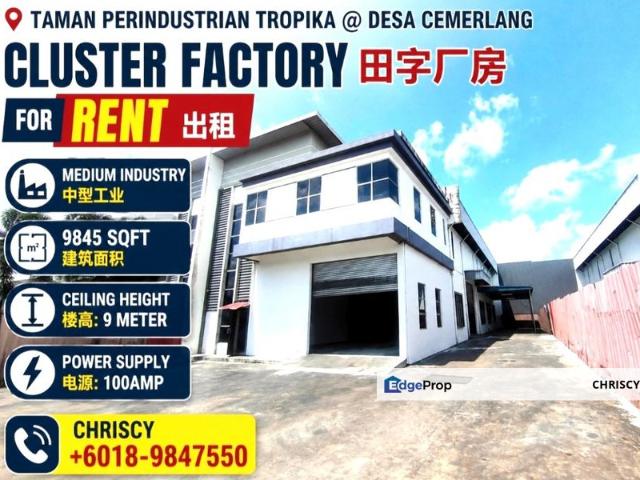 Warehouse for rent in Johor