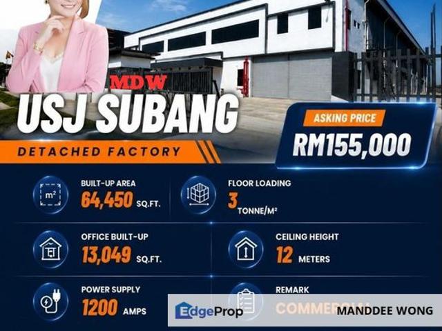 Warehouse for rent in Petaling, Subang Jaya