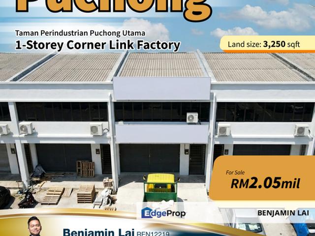 Warehouse for sale in Petaling, Subang Jaya