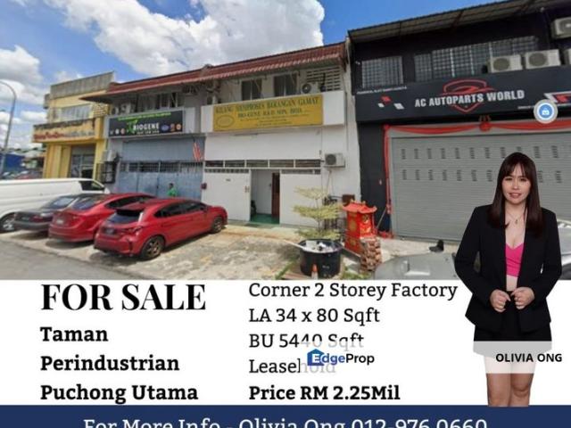 Warehouse for sale in Petaling, Subang Jaya