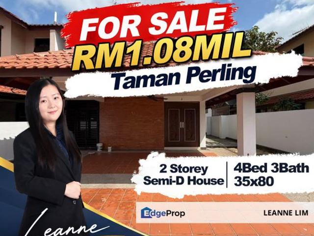House for sale in Taman Perling, Iskandar Puteri