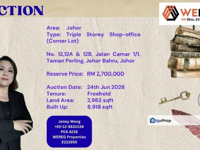 Shop for sale in Bukit Ledang, Johor