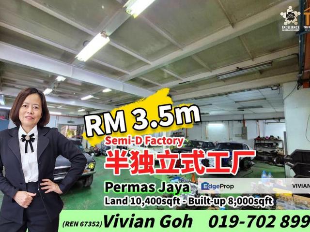 Warehouse for sale in Plentong, Johor