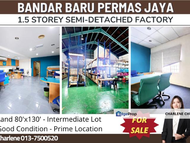 Warehouse for sale in Plentong, Johor