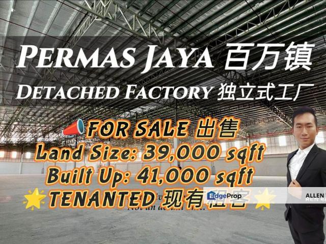 Warehouse for sale in Plentong, Johor