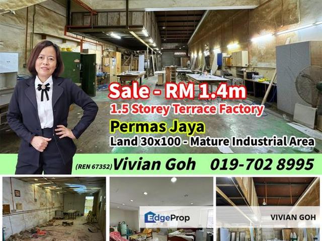 Warehouse for sale in Plentong, Johor