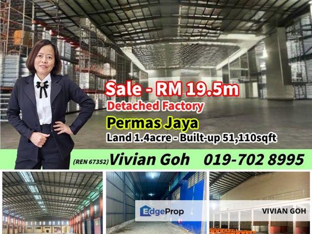 Warehouse for sale in Plentong, Johor