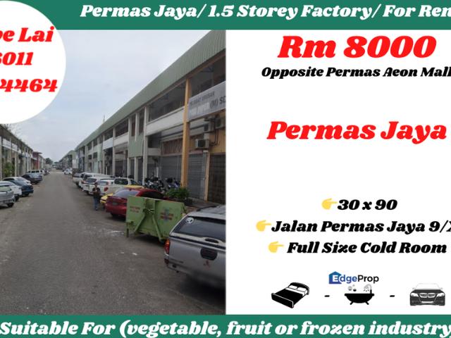 Warehouse for rent in Plentong, Johor