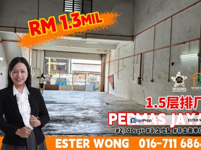 Warehouse for sale in Plentong, Johor