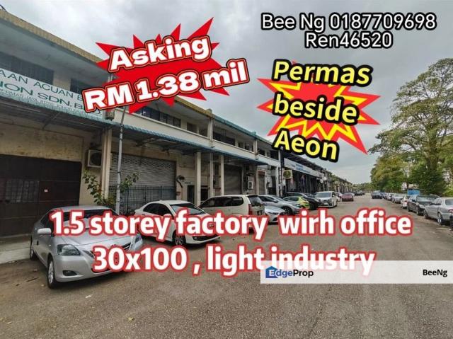 Warehouse for sale in Plentong, Johor