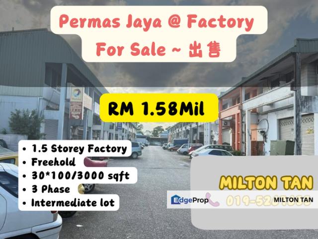 Warehouse for sale in Plentong, Johor