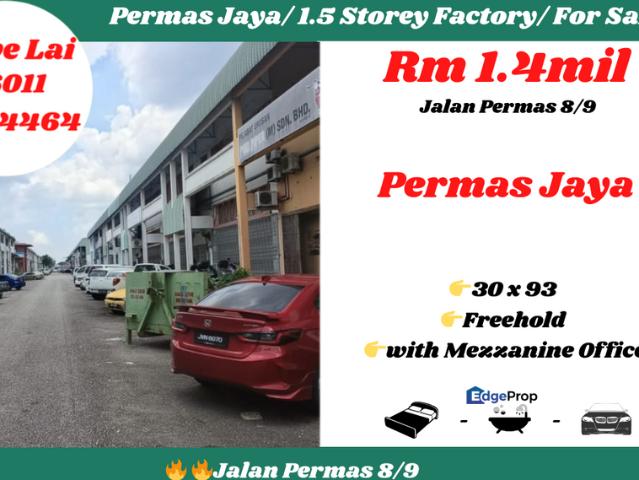 Warehouse for sale in Plentong, Johor