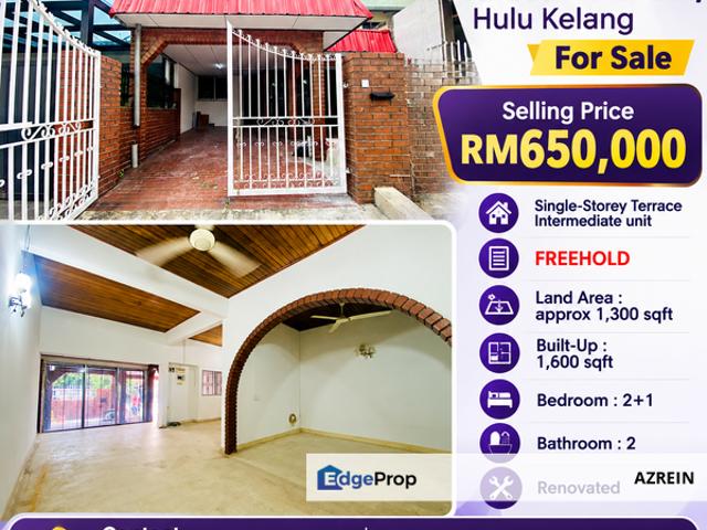 House for sale in Hulu Kelang, Majlis Perbandaran Ampang Jaya