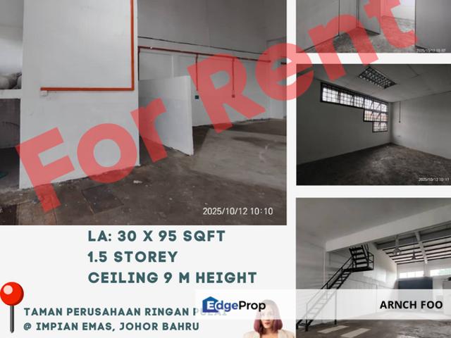 Warehouse for rent in Johore Bahru, Johor